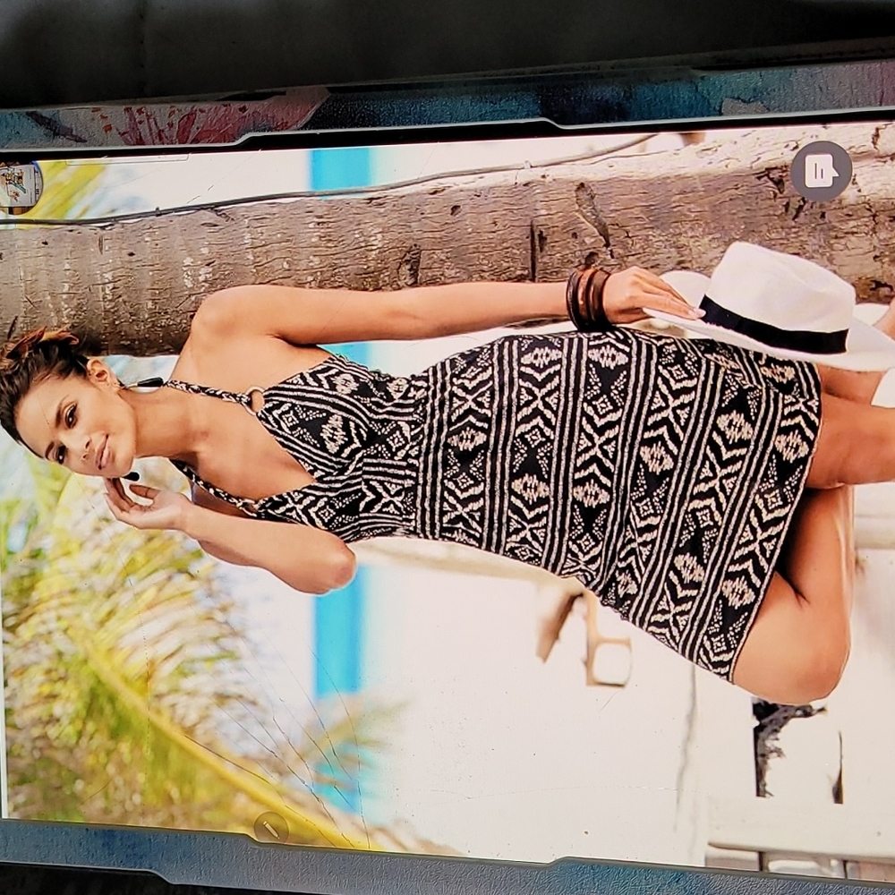 Printed Halter Tie Dress